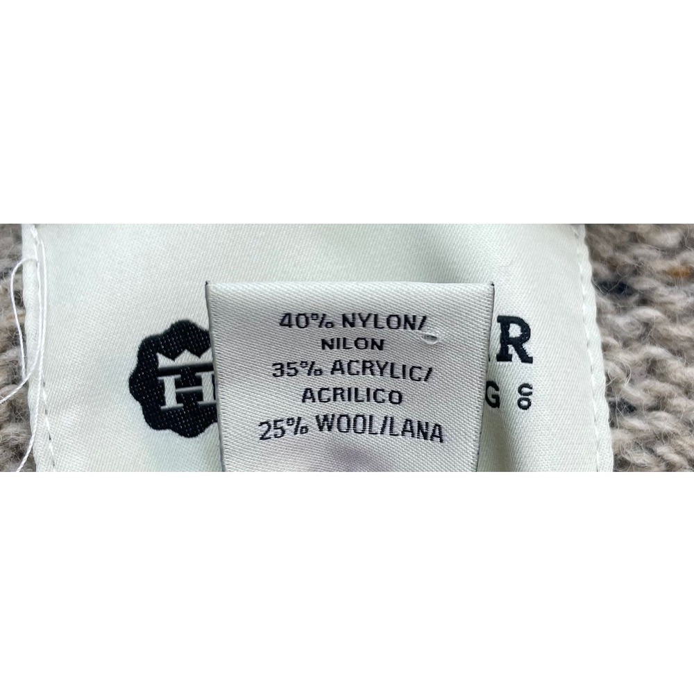 Haggar Wool Blend Shawl Collar Cardigan Vest Mens XL Tan Button Sweater - Picture 7 of 9